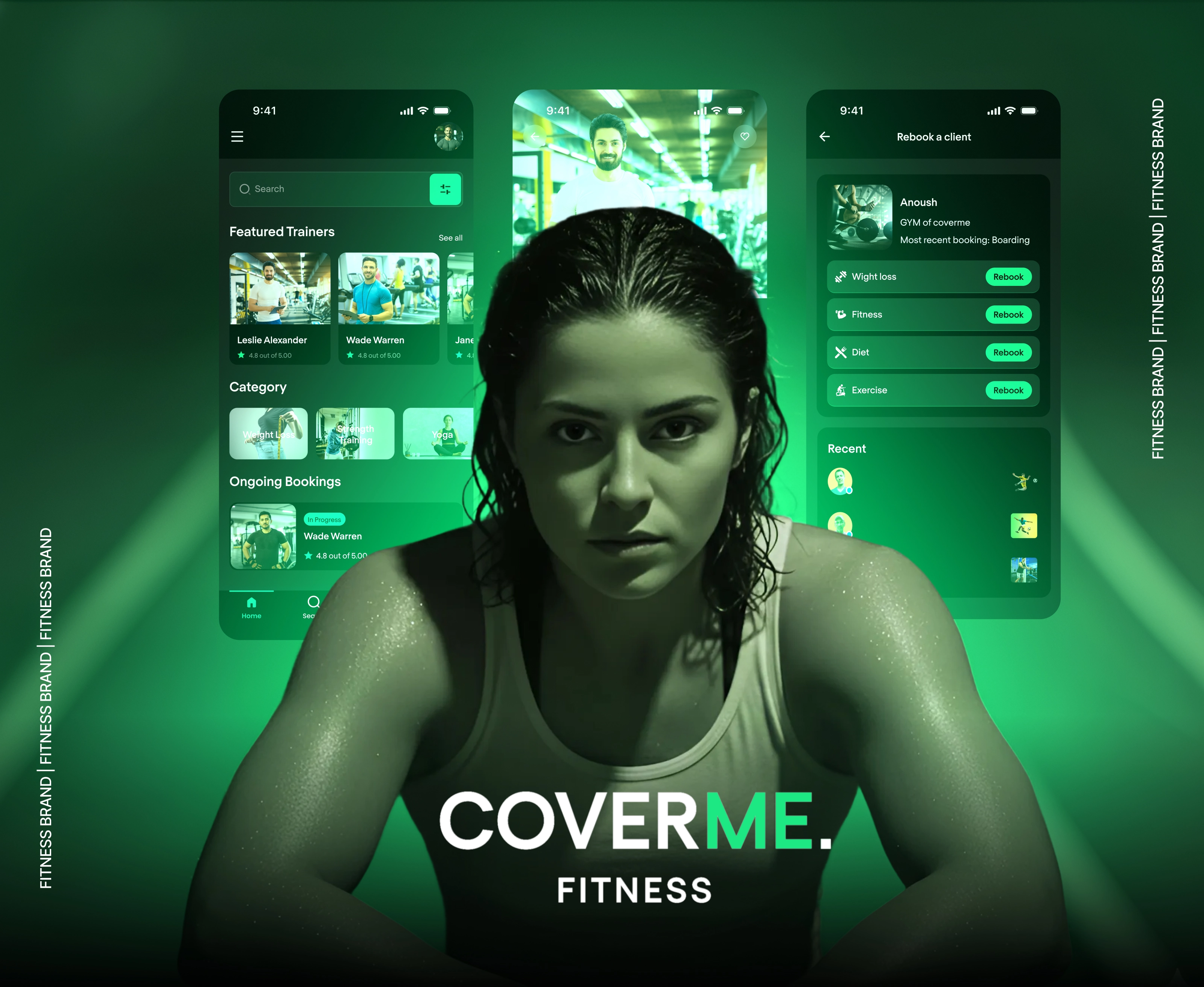 COVERME – FITNESS INSTRUCTOR & MEMBER APP